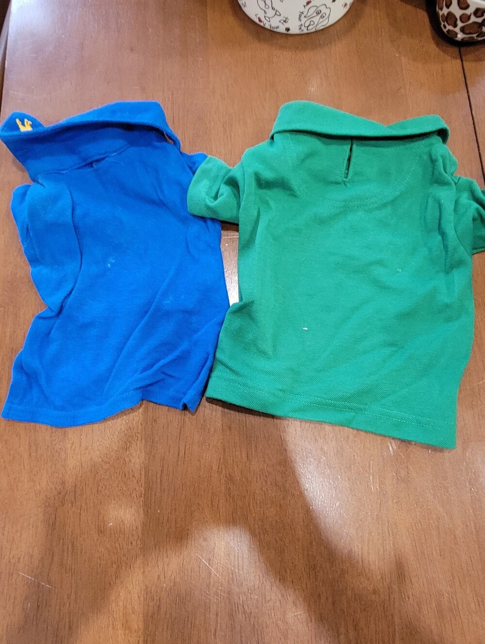Doggy Polo Shirts.  $15 for Both